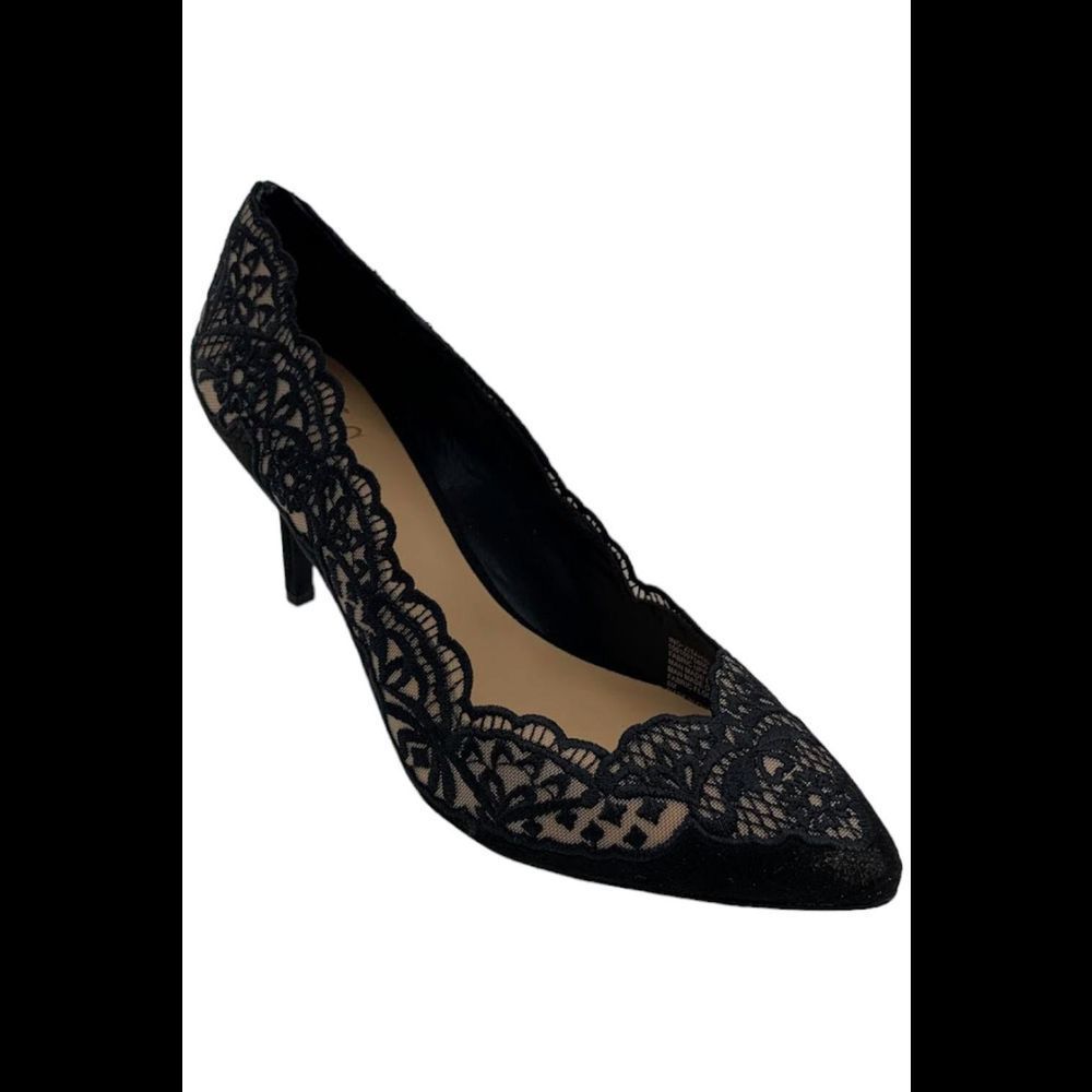 I.N.C. International Concepts Women's Zitah Pumps Black Lace - Medium